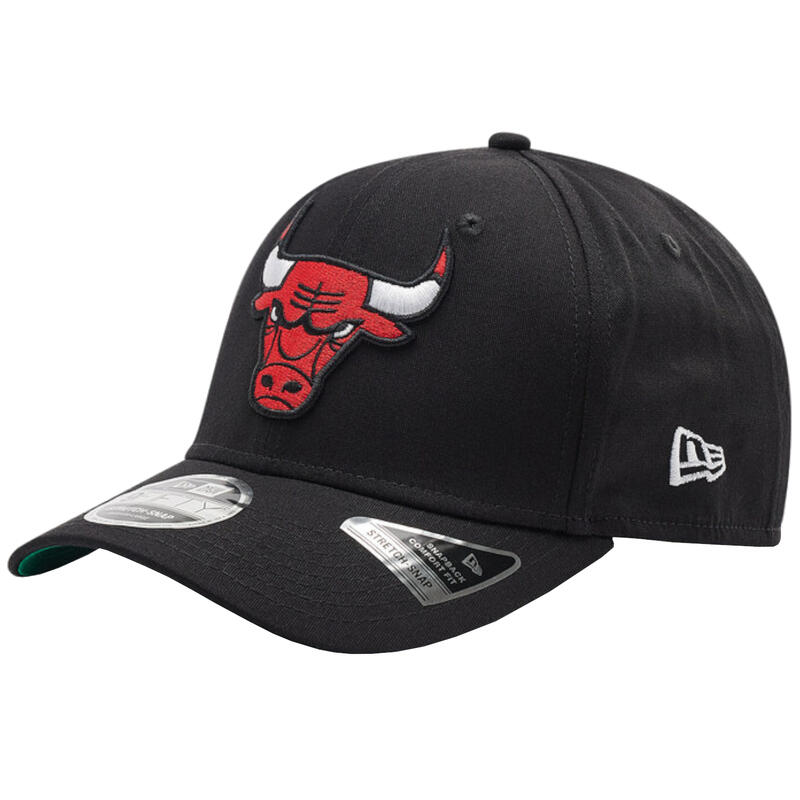 Férfi baseball sapka, New Era 9FIFTY Chicago Bulls NBA Stretch Snap Cap, fekete