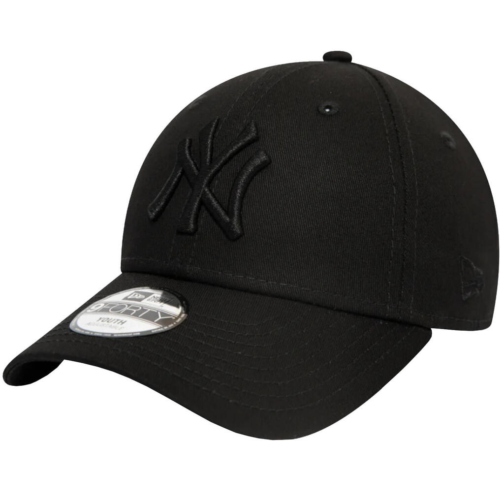 New Era Boys' Black Baseball Cap