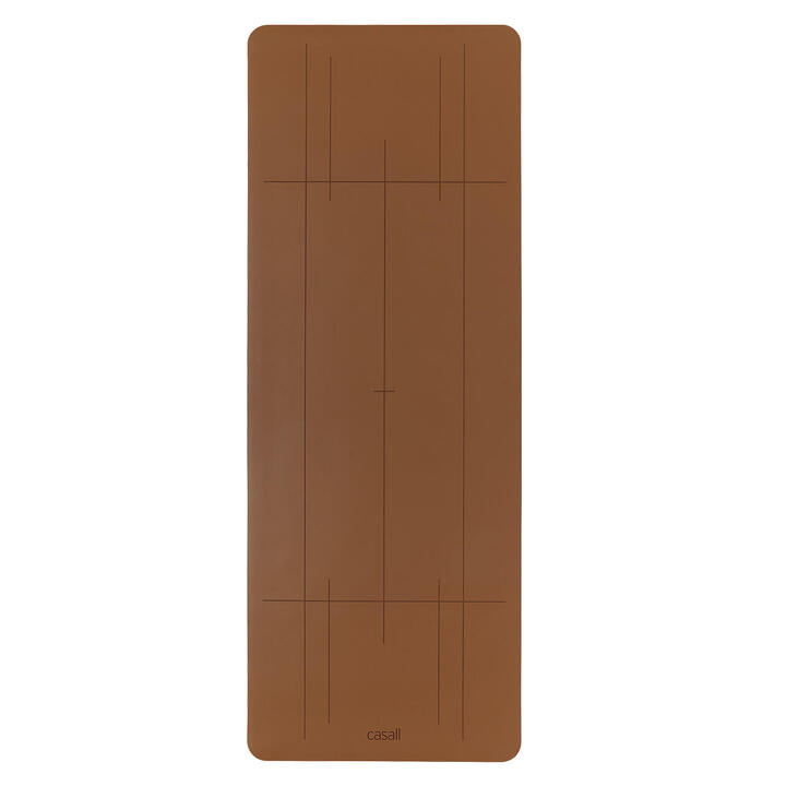 Yogamatte Grip & Cushion Vintage Brown CASALL DECATHLON
