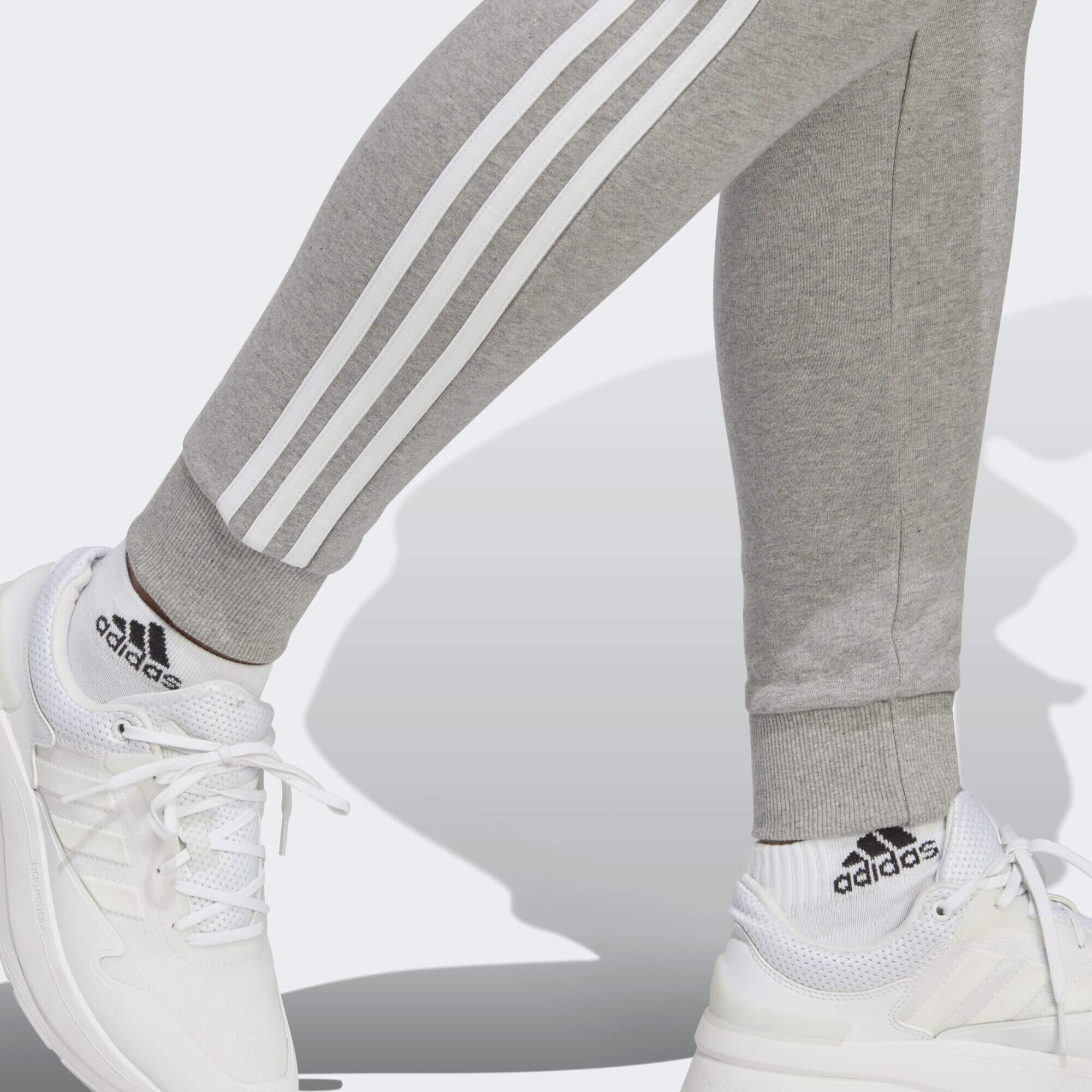 Essentials 3-Stripes French Terry Cuffed Pants 5/5