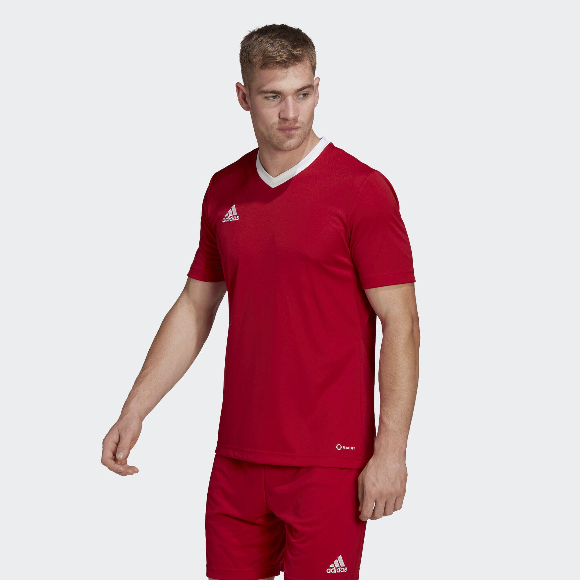 Adidas - Maillot Entrada 22 - T-shirt Manches Courtes - Rouge - 52 2xl - Decathlon