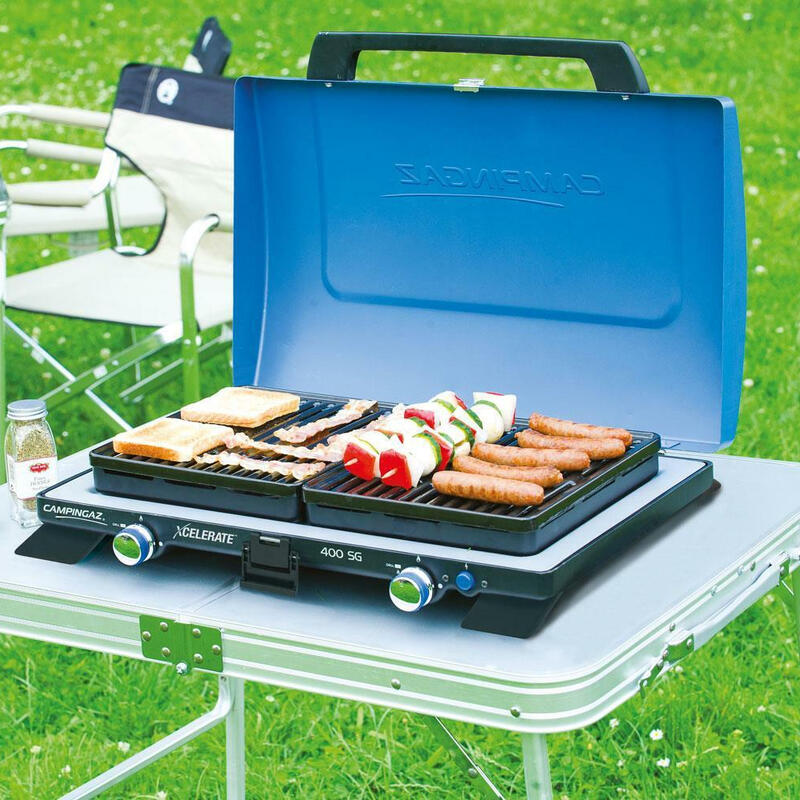 Xcelerate Series 400 SG Double Burner & Grill CAMPINGAZ Decathlon