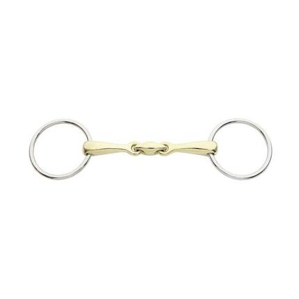 Dubbele ring paardenbit Kavalkade KavalBit - Lock Up 12 mm