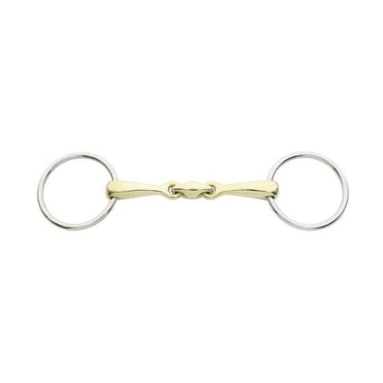 Dubbele ring paardenbit Kavalkade KavalBit - Lock Up 12 mm