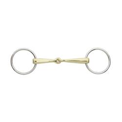 Mors 2 anneaux pour cheval brisure simple Kavalkade KavalBit - 12 mm