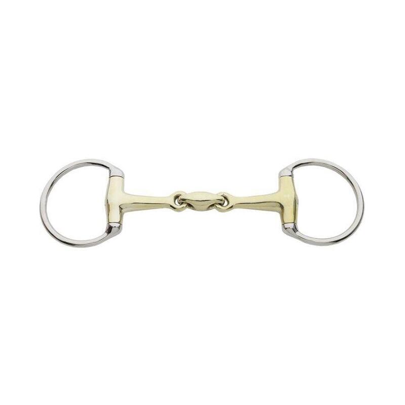 Mors olive pour cheval à double brisure Kavalkade KavalBit 12 mm