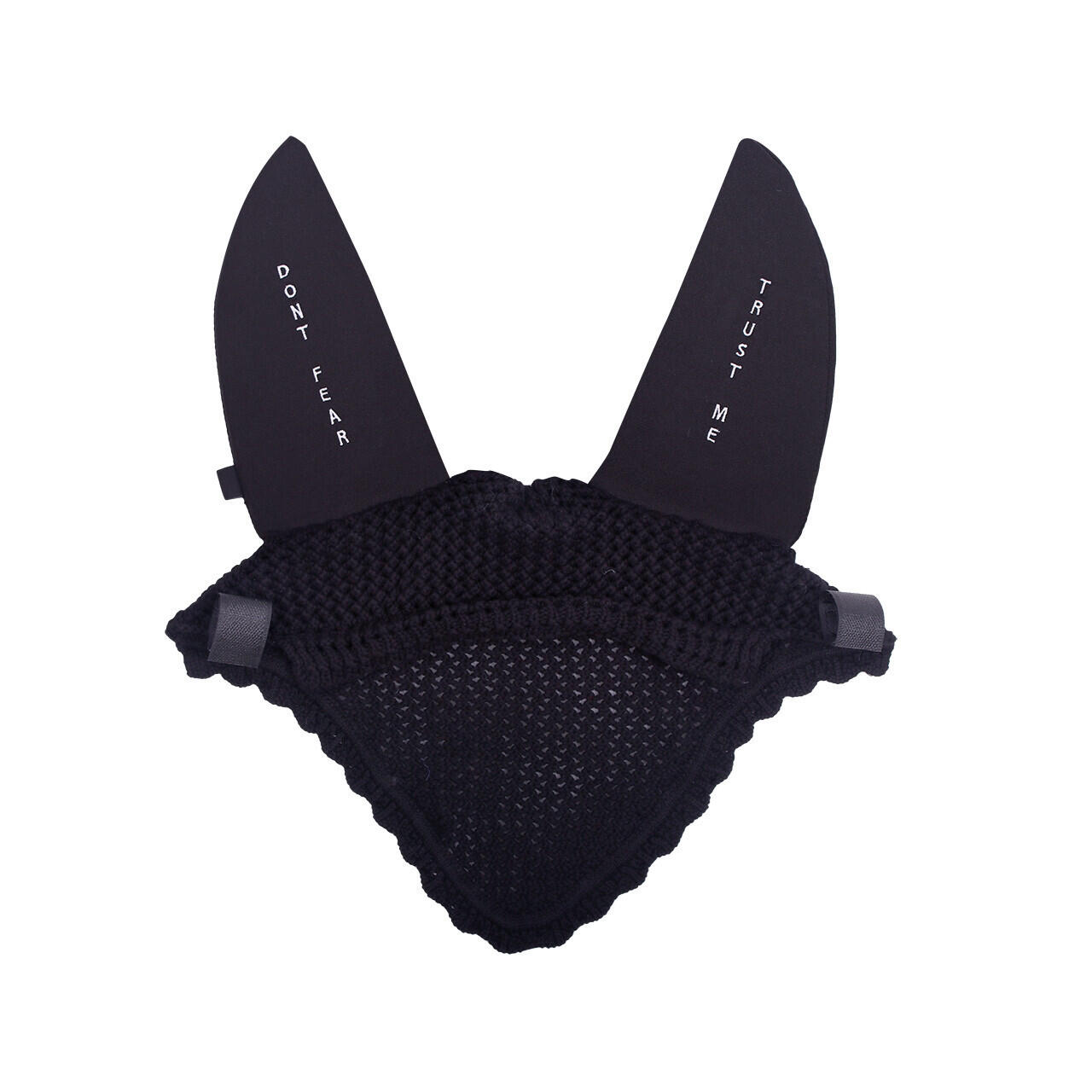 Qhp - Bonnet Qhp Don't Fear, Trust Me - Bonnet Cheval - Noir - Taille Unique - Decathlon