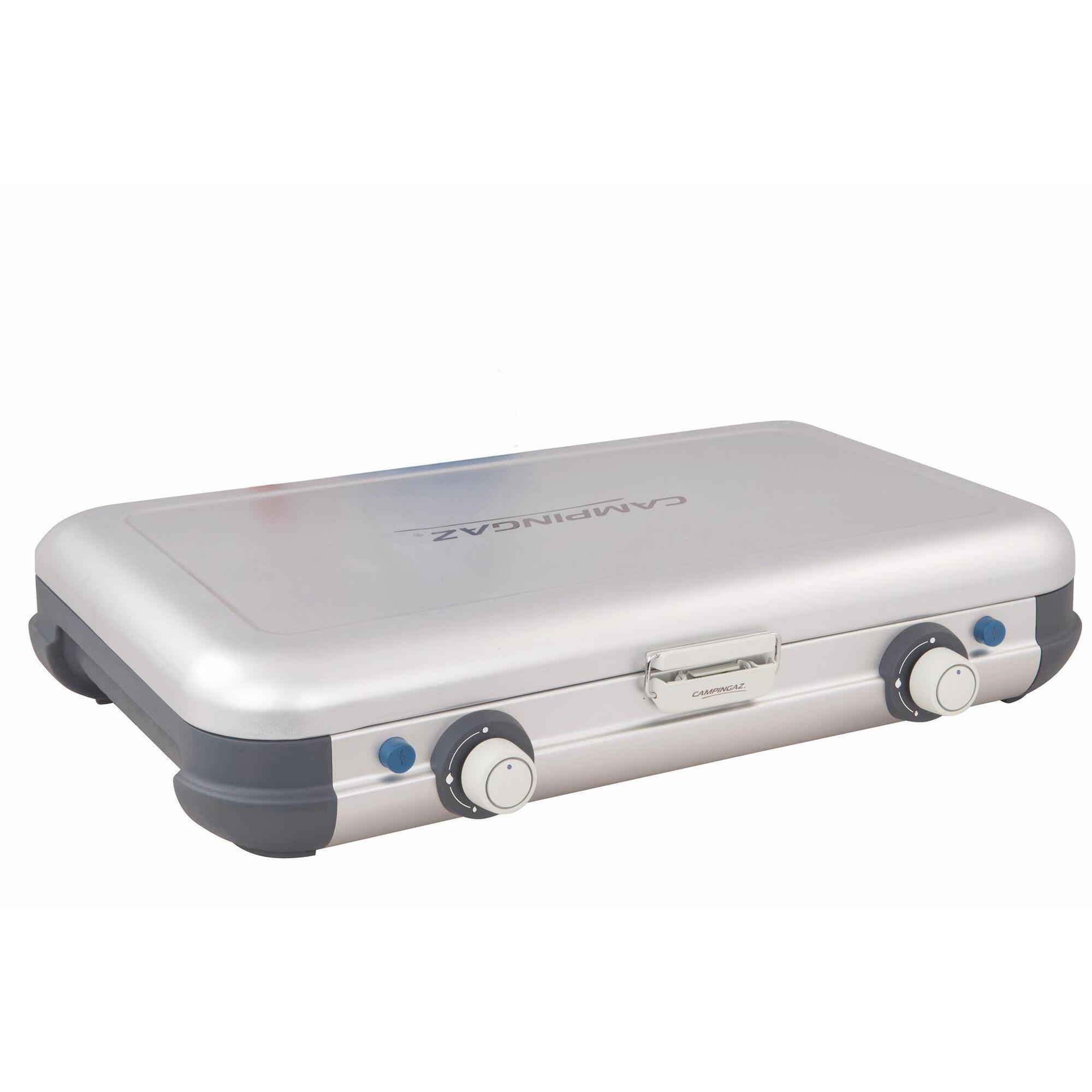Campingaz - Réchaud Grill De Table À Gaz "camping Kitchen 2 Grill Go Cv" Campingaz - Réchaud - Gris - Taille Unique - Decathlon