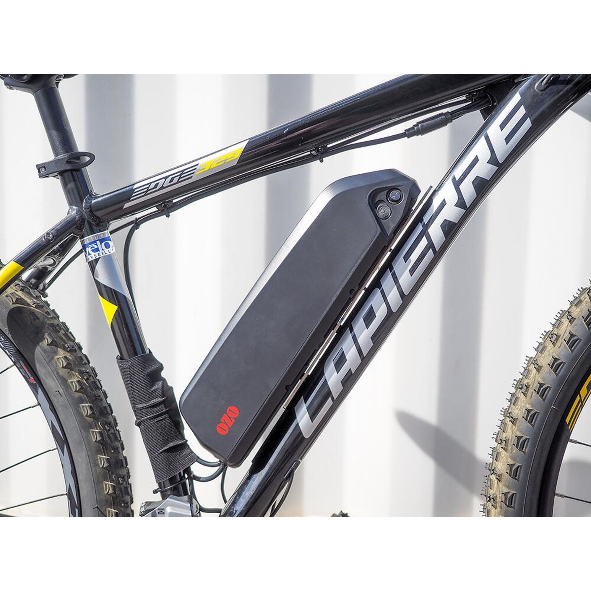 KIT ELECTRIQUE POUR VELO MOTEUR ROUE ARRIERE 250W BATTERIE CADRE 500WH OZO Decathlon
