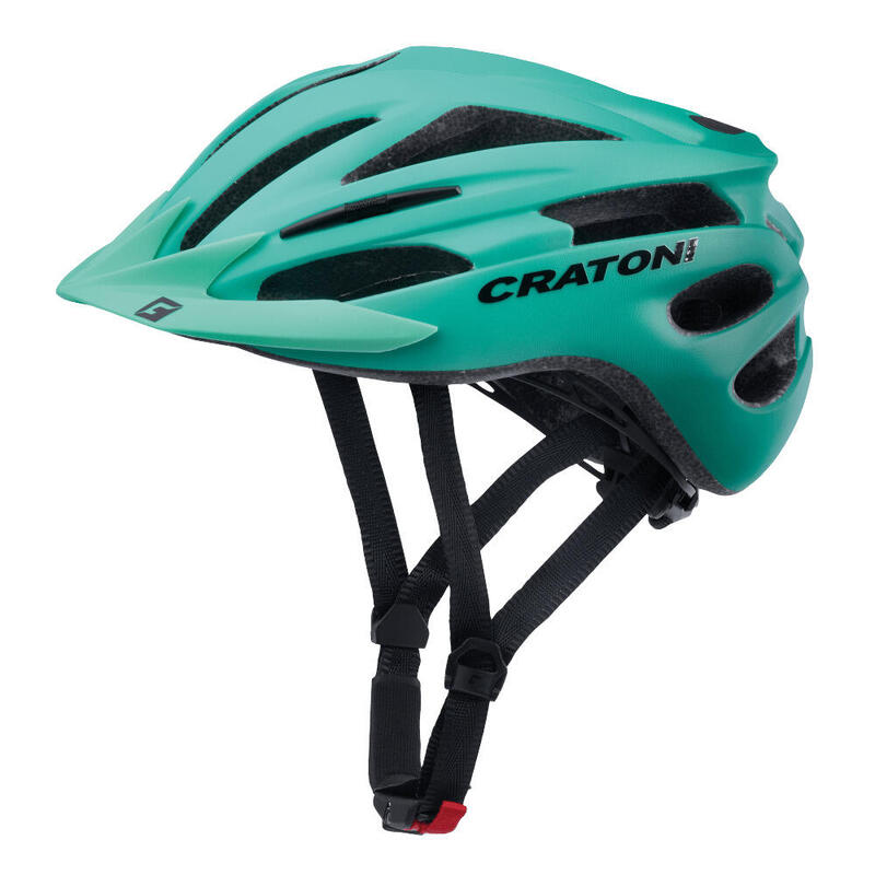 CRATONI Casco da bicicletta Pacer Jr. turchese opaco