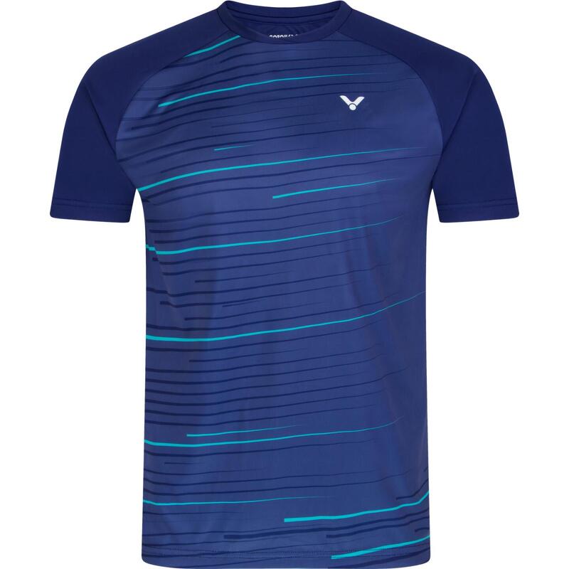 Koszulka do tenisa męska Victor T-33100 B z krótkim rękawem