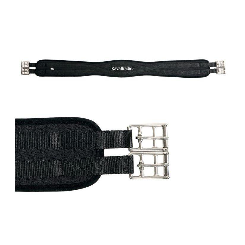 Kavalkade - Sangle Pour Cheval Sans Élastique Kavalkade Classic - Sangle D'Équitation - Noir - 120 Cm - Decathlon