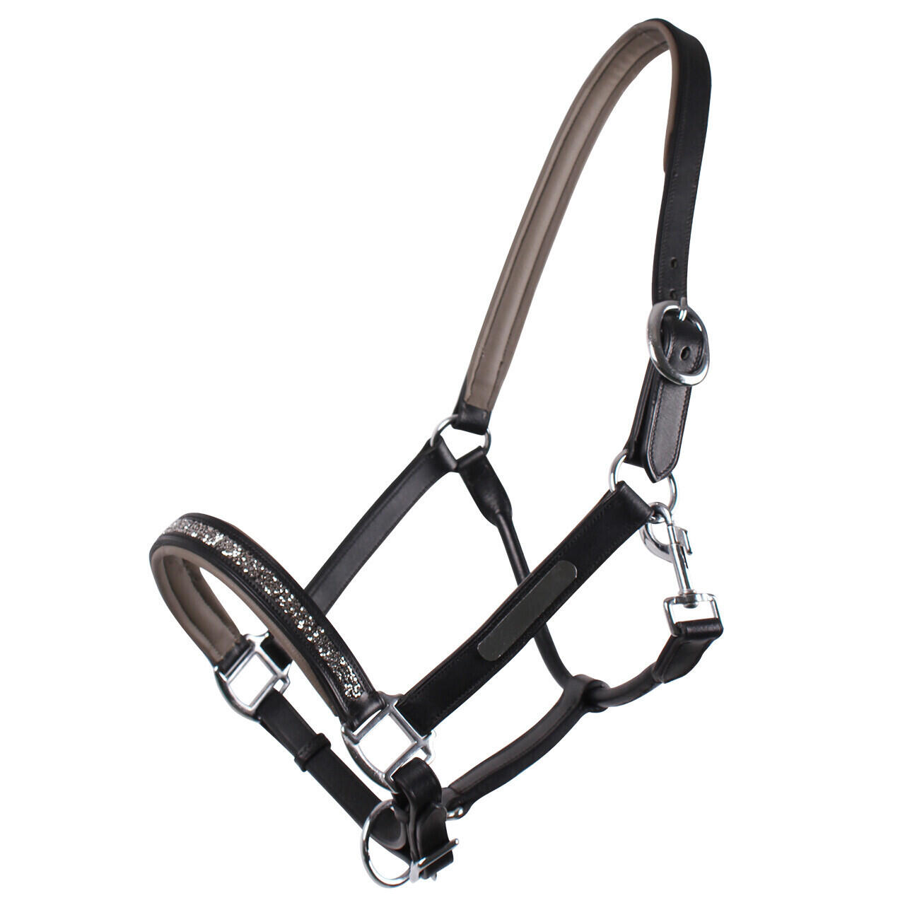 QHP Leather halter QHP Lupine
