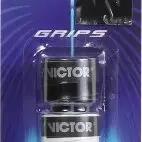 Victor Badminton & Tennis Racket Over Grip 3 Pcs Black Yellow White Comfort