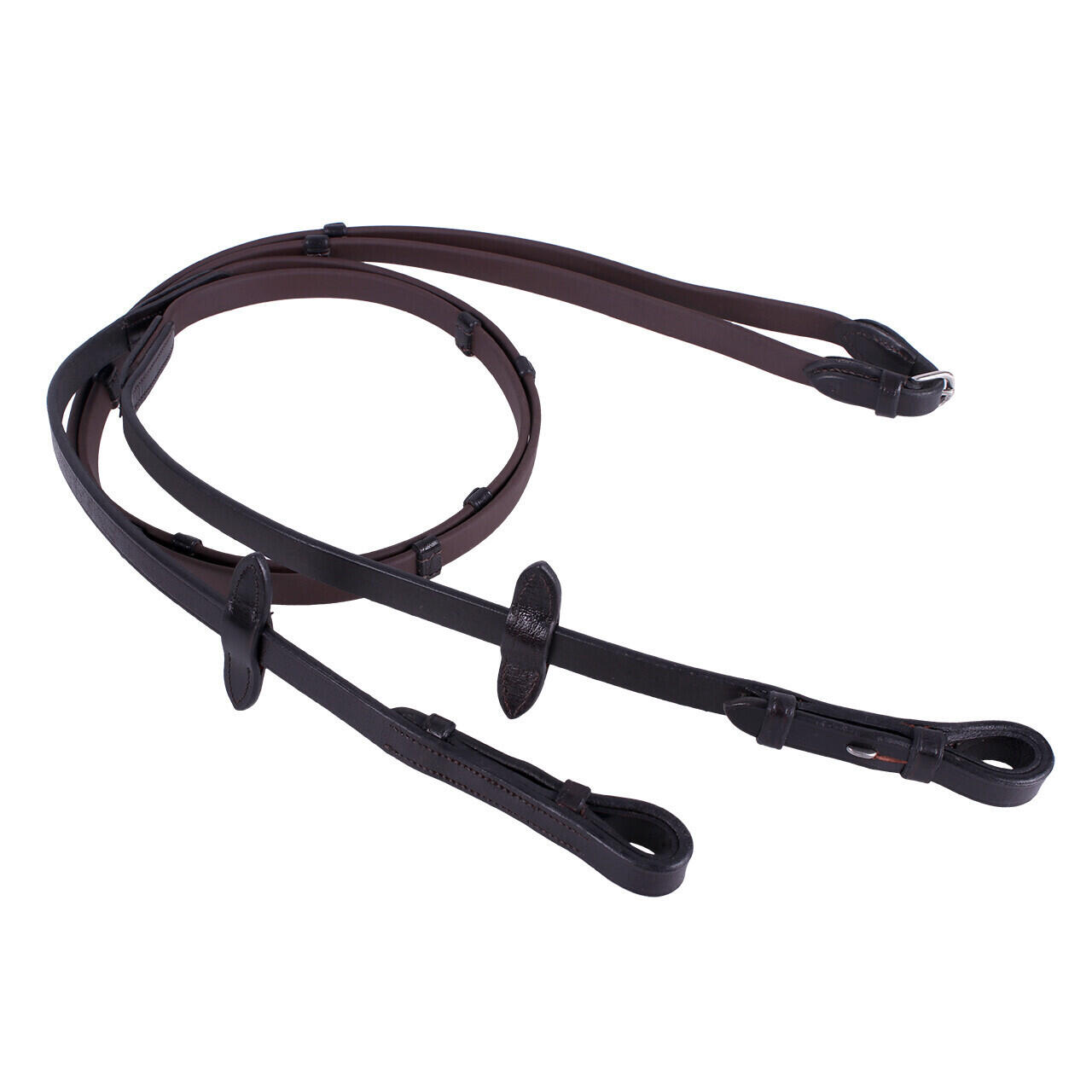 Biothane horse reins with stops QHP