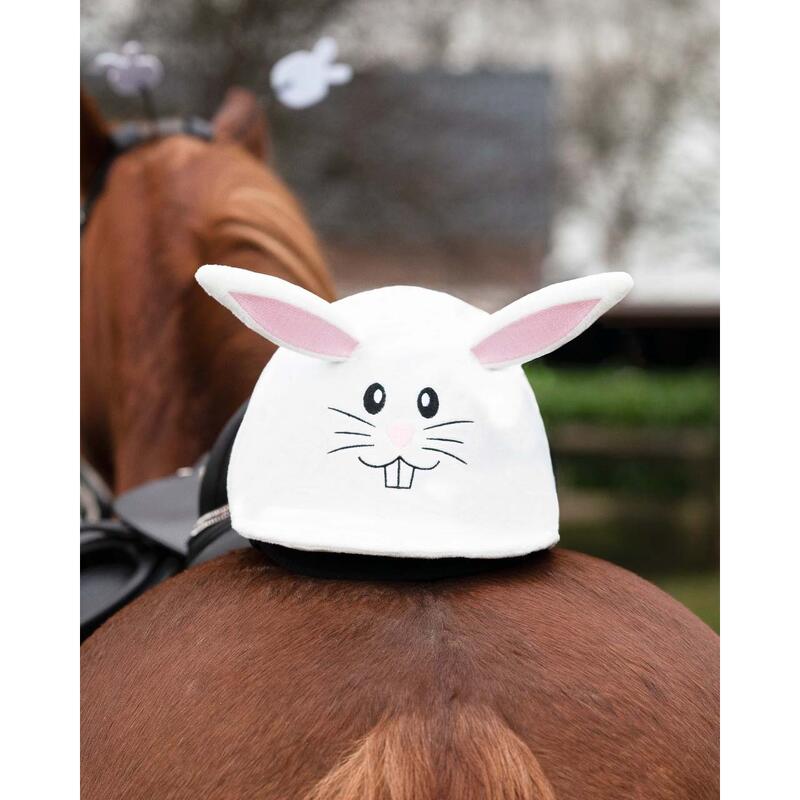 Fodera per casco da equitazione QHP Easter Bunny