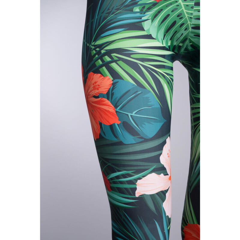 Legginsy sportowe damskie DEEP TRIP Rajskie