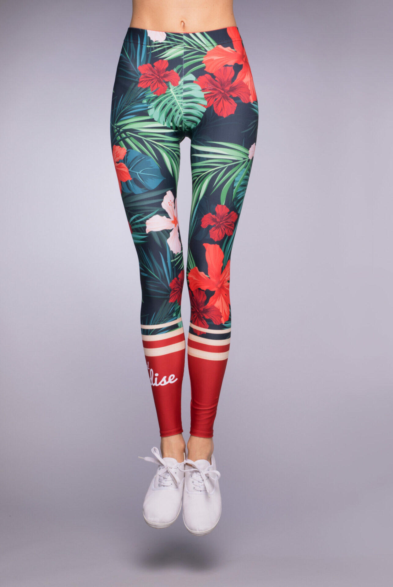 Legginsy sportowe damskie DEEP TRIP Rajskie 2/6