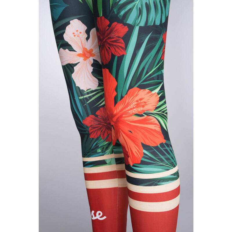 Legginsy sportowe damskie DEEP TRIP Rajskie