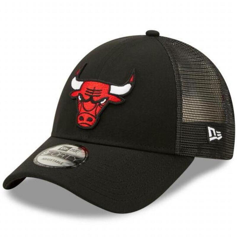 Casquette New Era Trucker des Chicago Bulls Noir