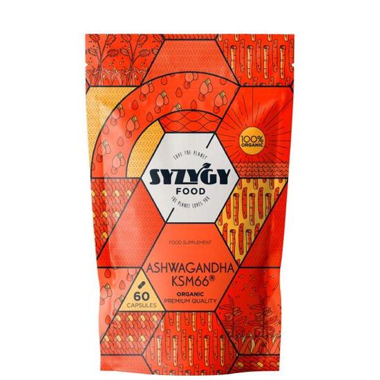 Ashwagandha KSM-66® Ecológica 600mg Syzygy Food 60 Cápsulas