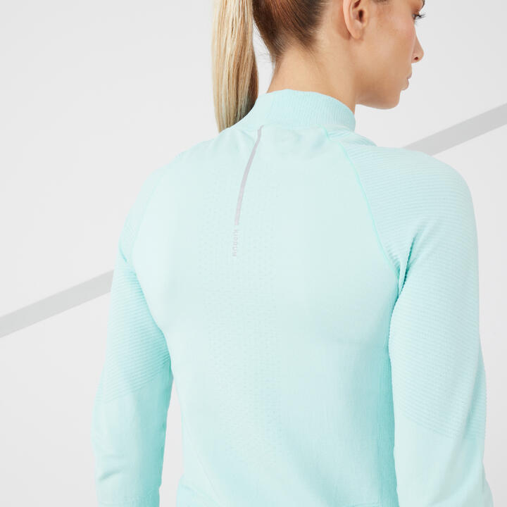 Refurbished Kiprun Womens Seamless Long-sleeved Running T-shirt- A Grade 5/7