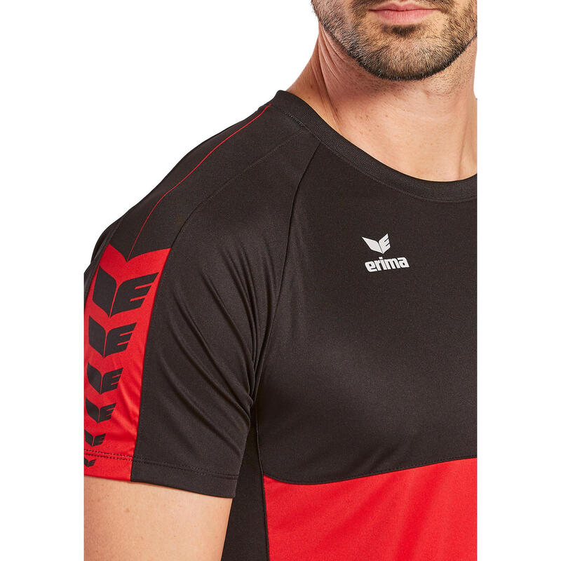 565 Tricou Erima Six Wings Multicolor, guler rotund