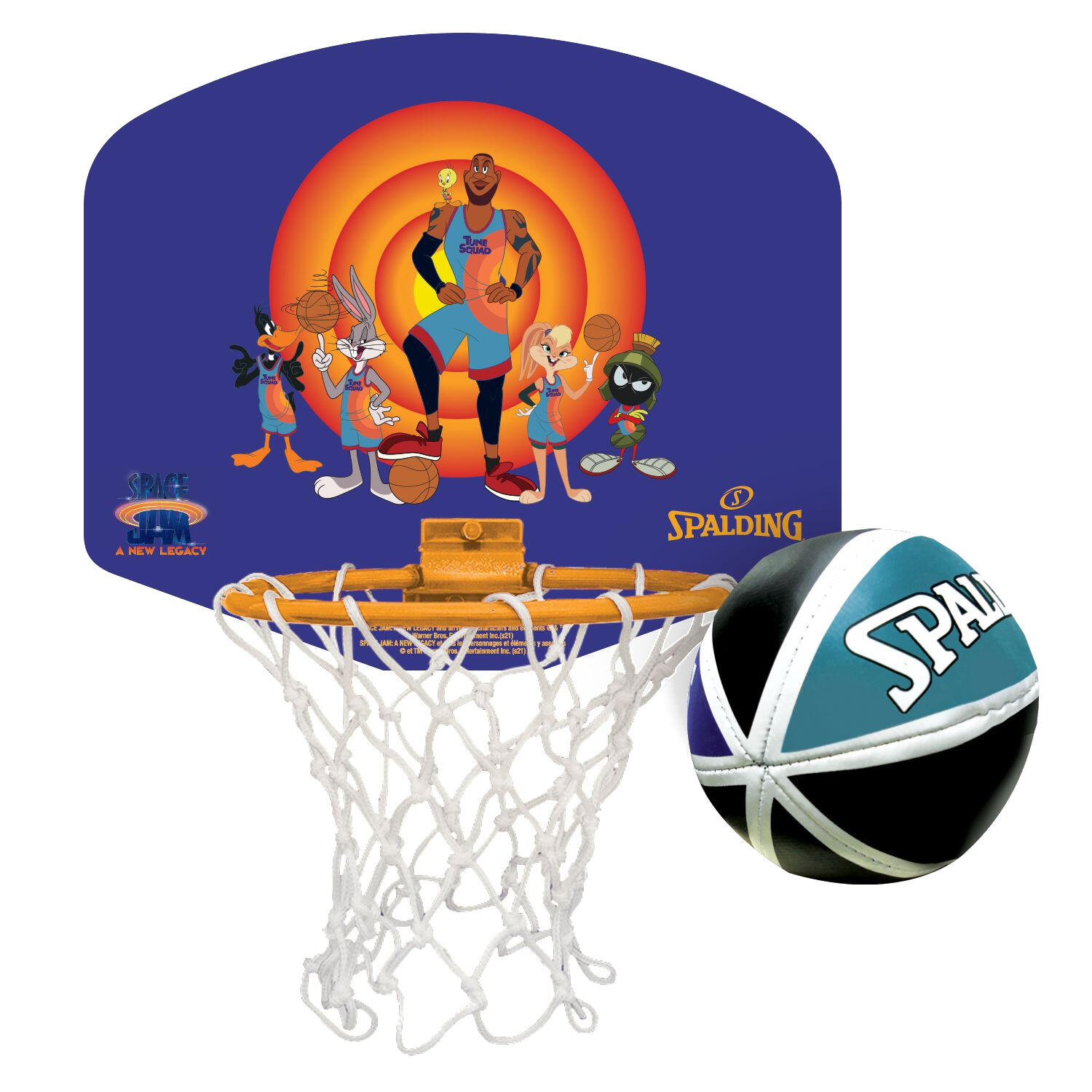 Ensemble Mini Panier de Basket Space Jam 2/2