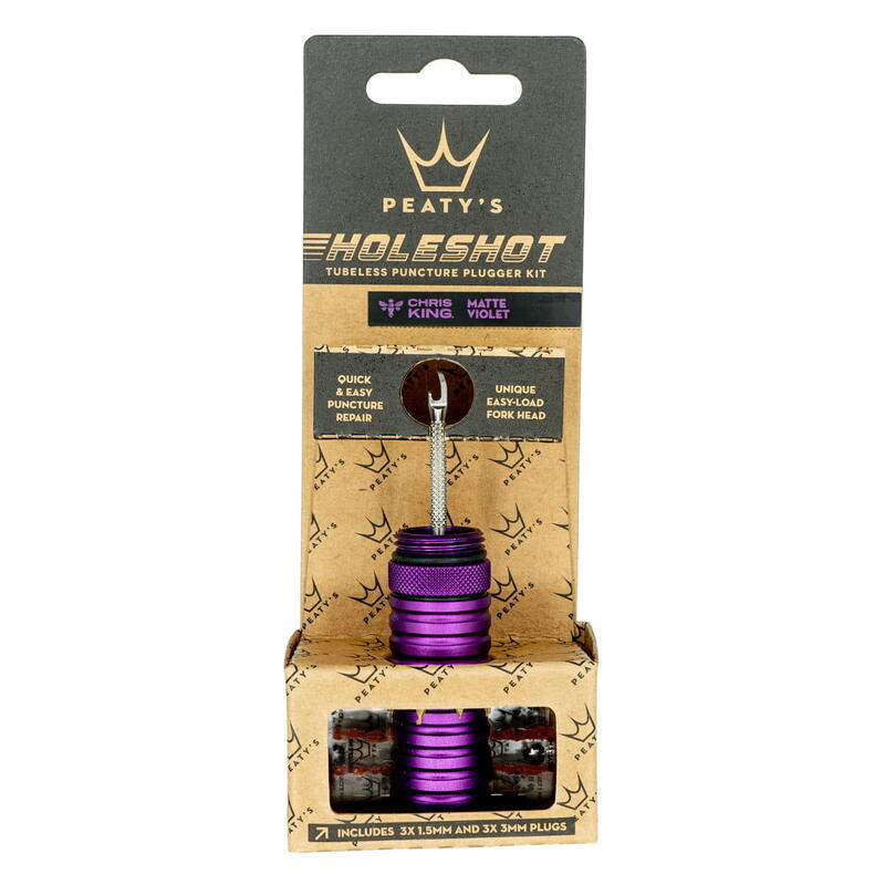 Kit antipinchazos Holeshot Tubeless - Violeta