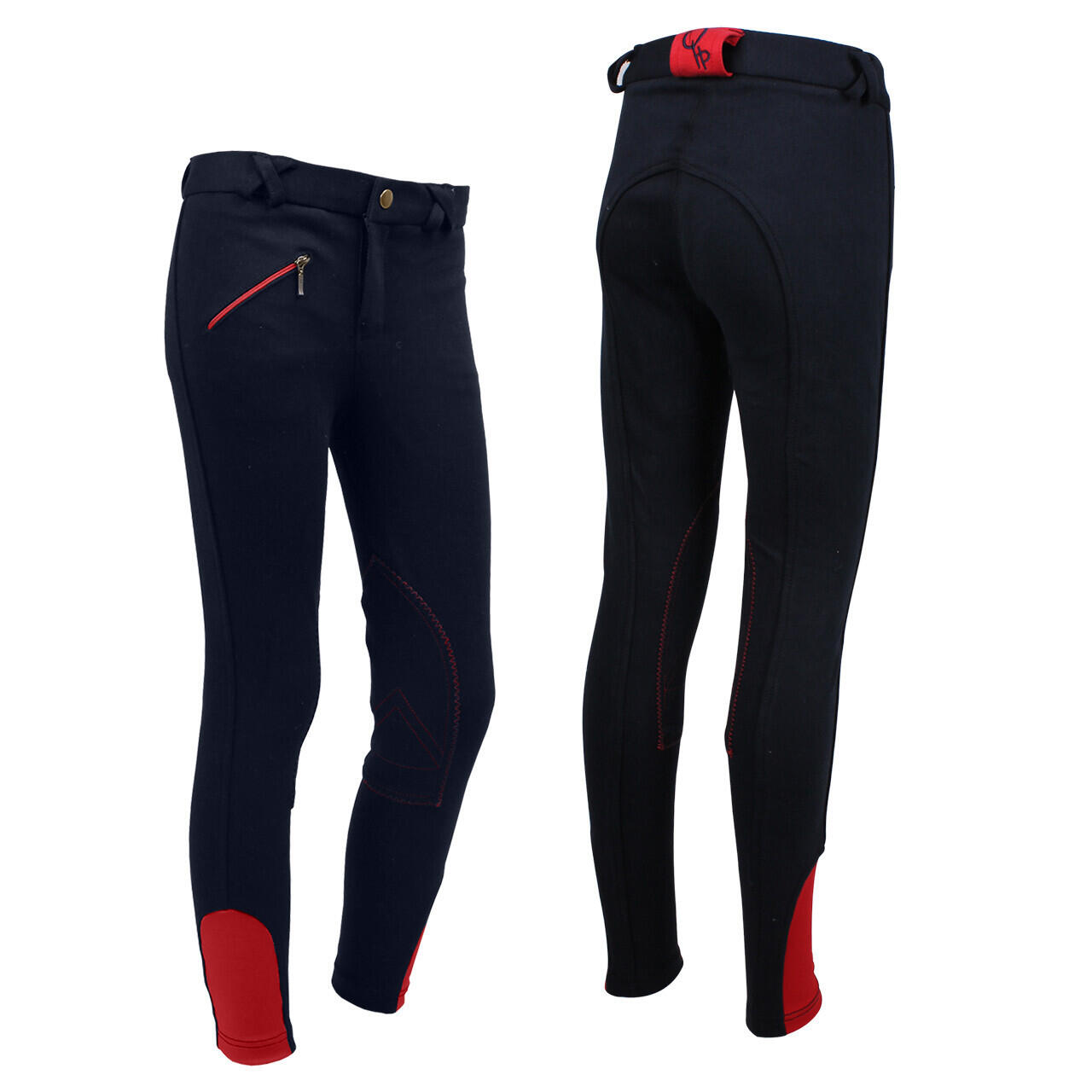 Qhp - Pantalon Équitation Enfant Qhp - Pantalon D'Équitation - Bleu - 10 À 12 Ans - Decathlon