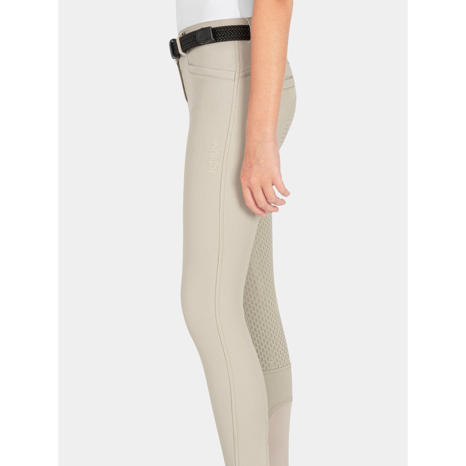 Meisjesrijbroek Equiline Full Grip 3/7