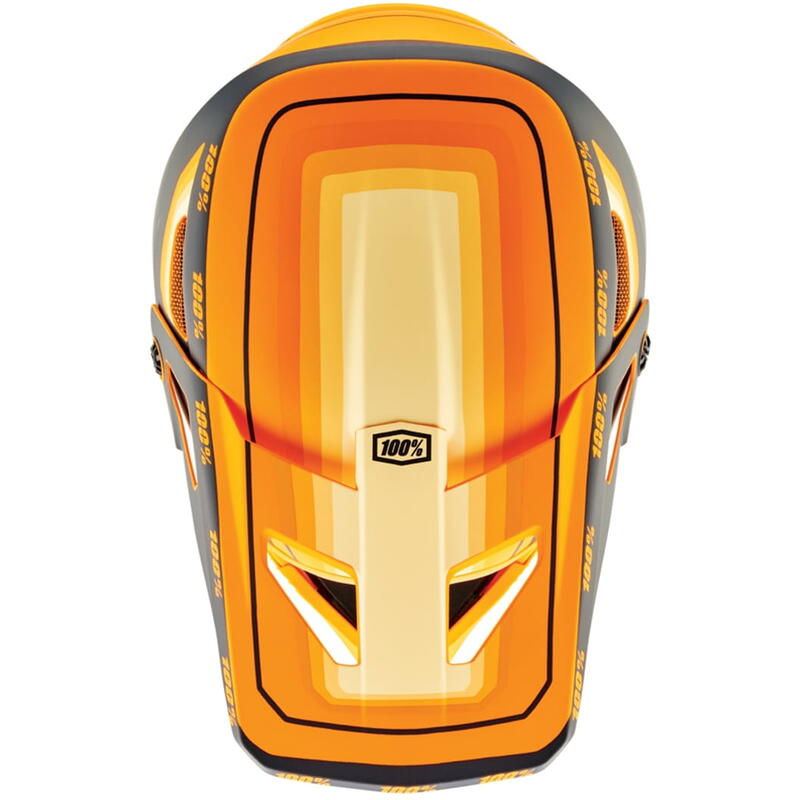 Casco juvenil Status - Topenga Naranja/Negro