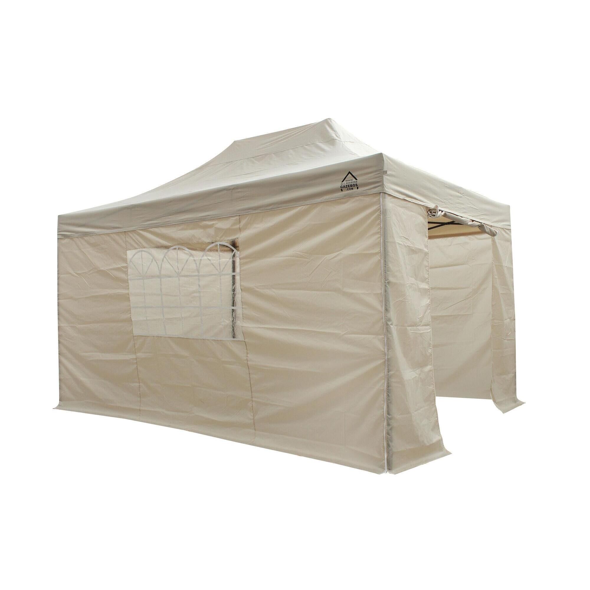 ALL SEASONS GAZEBOS 3x4.5 Pop Up Gazebo with 4 Sides