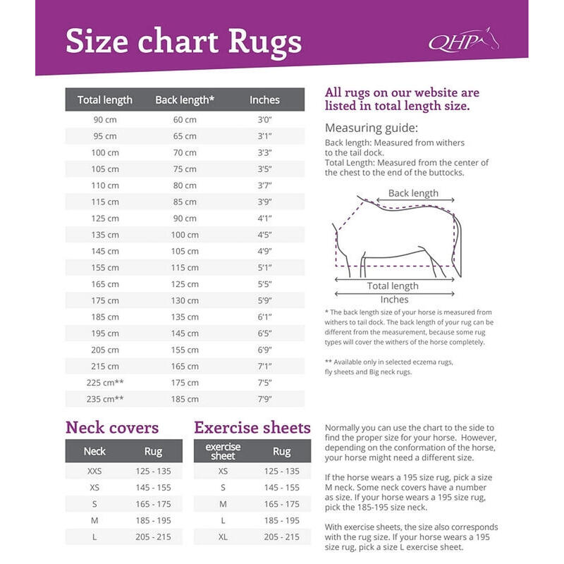 Paardendeken QHP Start 150 g