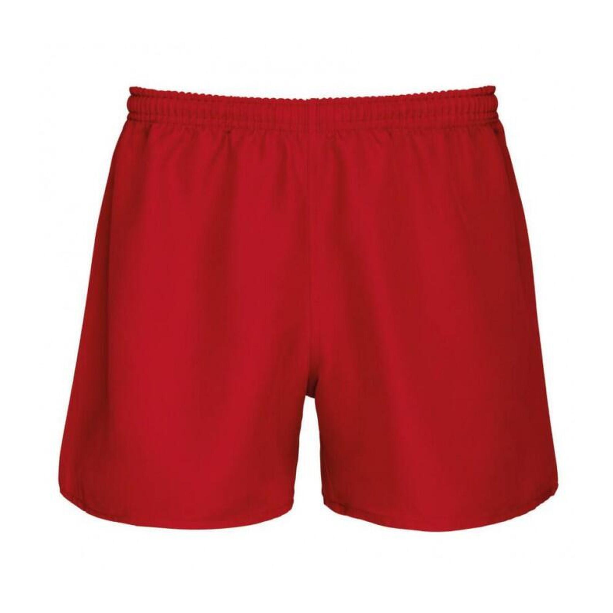 Proact - Short Elite Rugby Rouge 100% Polyester 220gr - Short - Rouge - 42 M/l - Decathlon