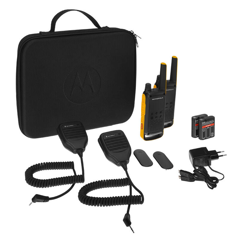 Motorola Walkie T82 EX RSM Twin Pack Black Yellow