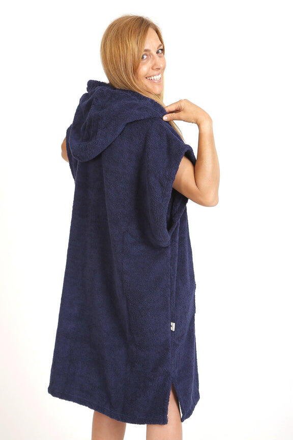 Pacifique Sud | Poncho Surf | Azul&Amarelo | Sem Mangas | Tamanho Médio 5/6
