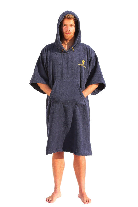 South Pacific - Poncho Surf Blauw - Met Mouwen 4/6