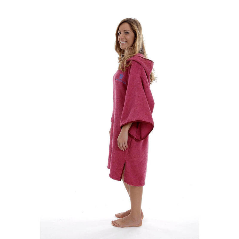 Surf Poncho |Pacifique Sud | Donna | Rosa |  Con maniche