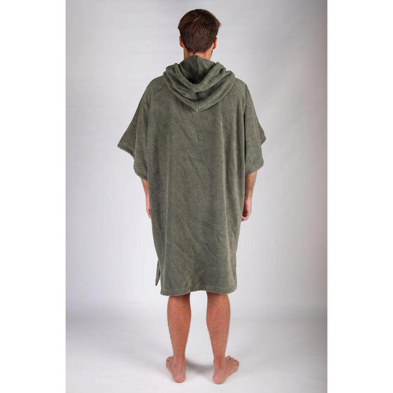 Poncho Surf  Verde  Con Mangas Pacifique Sud