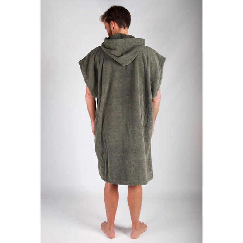 Pacifique Sud | Poncho Surf Vert | Sans manches | Grande Taille