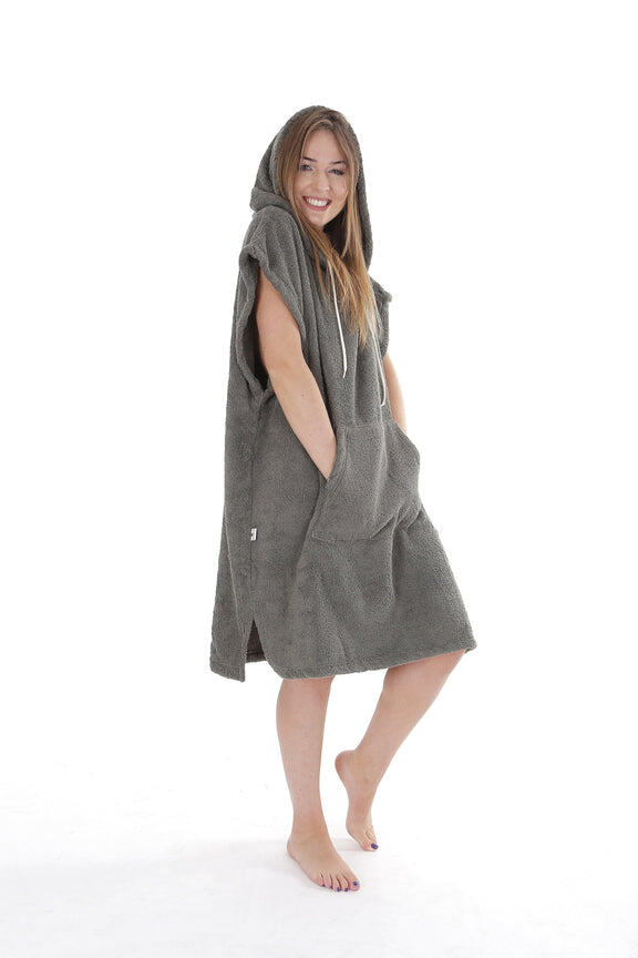 Poncho Surf | Vert | 100% Coton  | Sans Manches | Taille Moyenne 2/4
