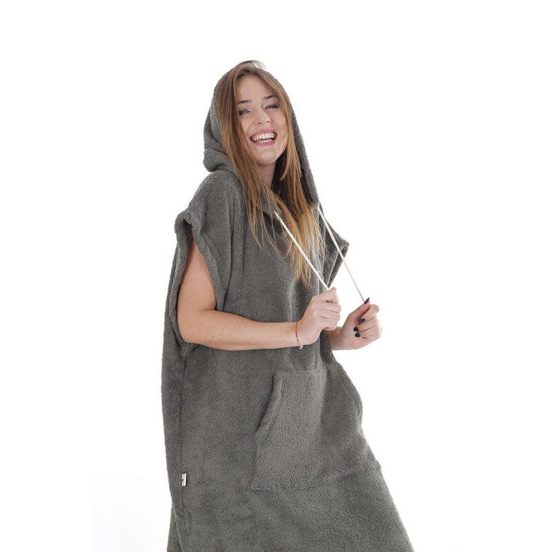 Poncho Surf | Vert | 100% Coton  | Sans Manches | Taille Moyenne