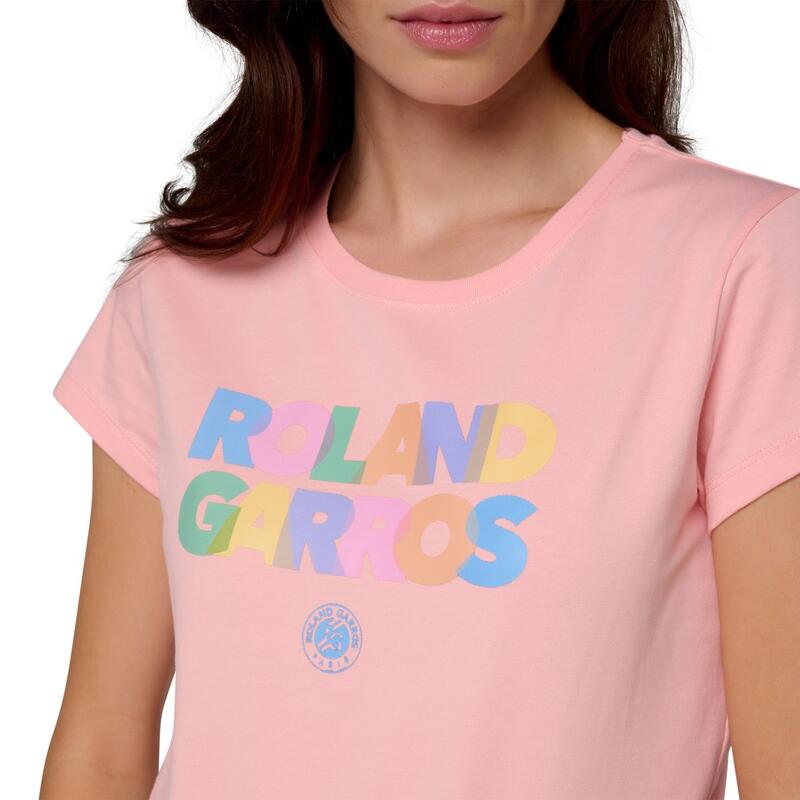 T-shirt Signature femme - Rose