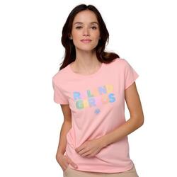 T-shirt Signature femme - Rose