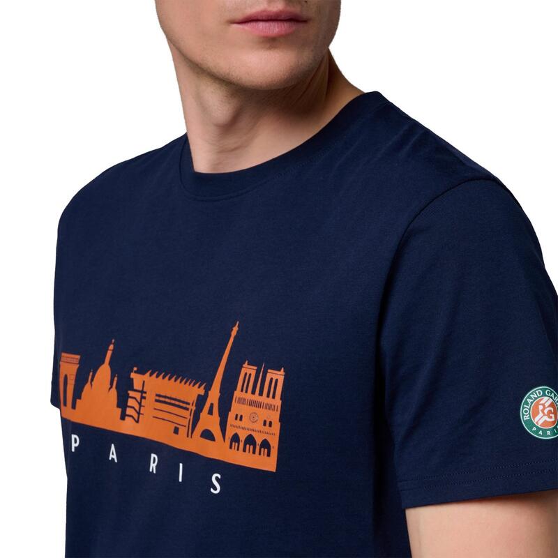 T-shirt Skyline homme Roland-Garros - Marine