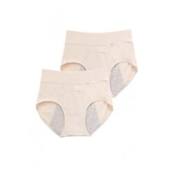 Pack 2 Culottes menstruelles flux léger en coton Indy