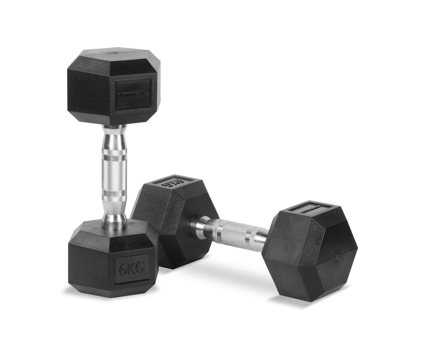 Titanium Strength Hex Dumbbell Set 2- 30Kg + Rack 2/5