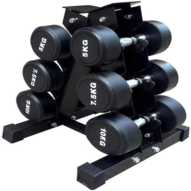 Mancuernero Soporte 6 mancuernas Alta Carga 200 kg Musculación Fitness