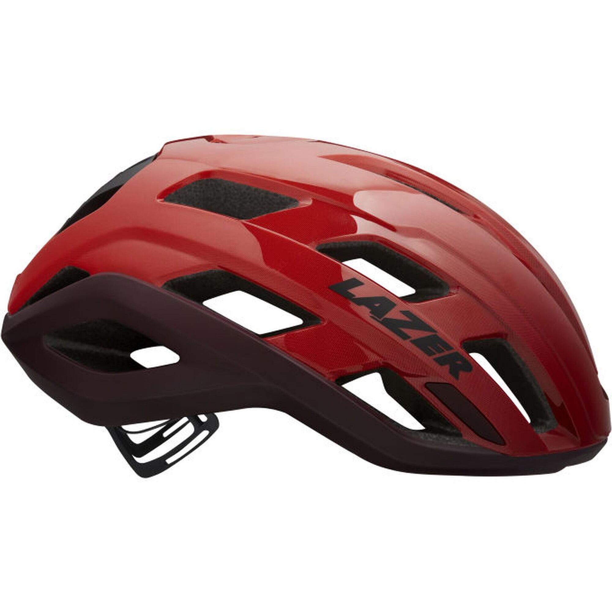 LAZER Lazer Strada KinetiCore Cycle Helmet Red